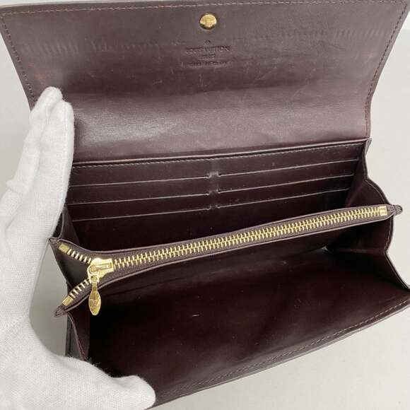 Louis Vuitton Vernis Portefeuille Sarah Long Wallet M93524 Alamante Women's - Picture 11 of 12